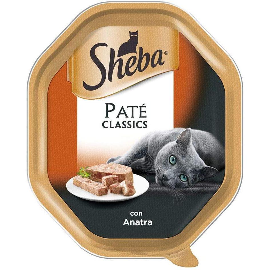 Sheba Patè Classics con Anatra Alimento completo 85gr Sheba Patè Classics con Anatra Alimento completo 85gr